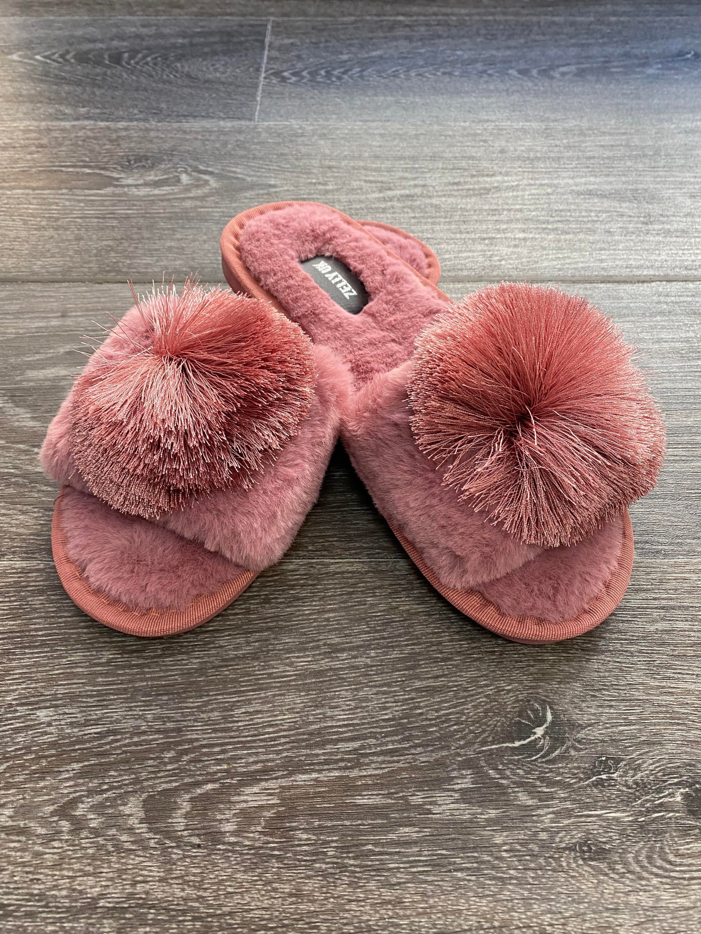 Pom Pom Slippers Available in 3 Colours